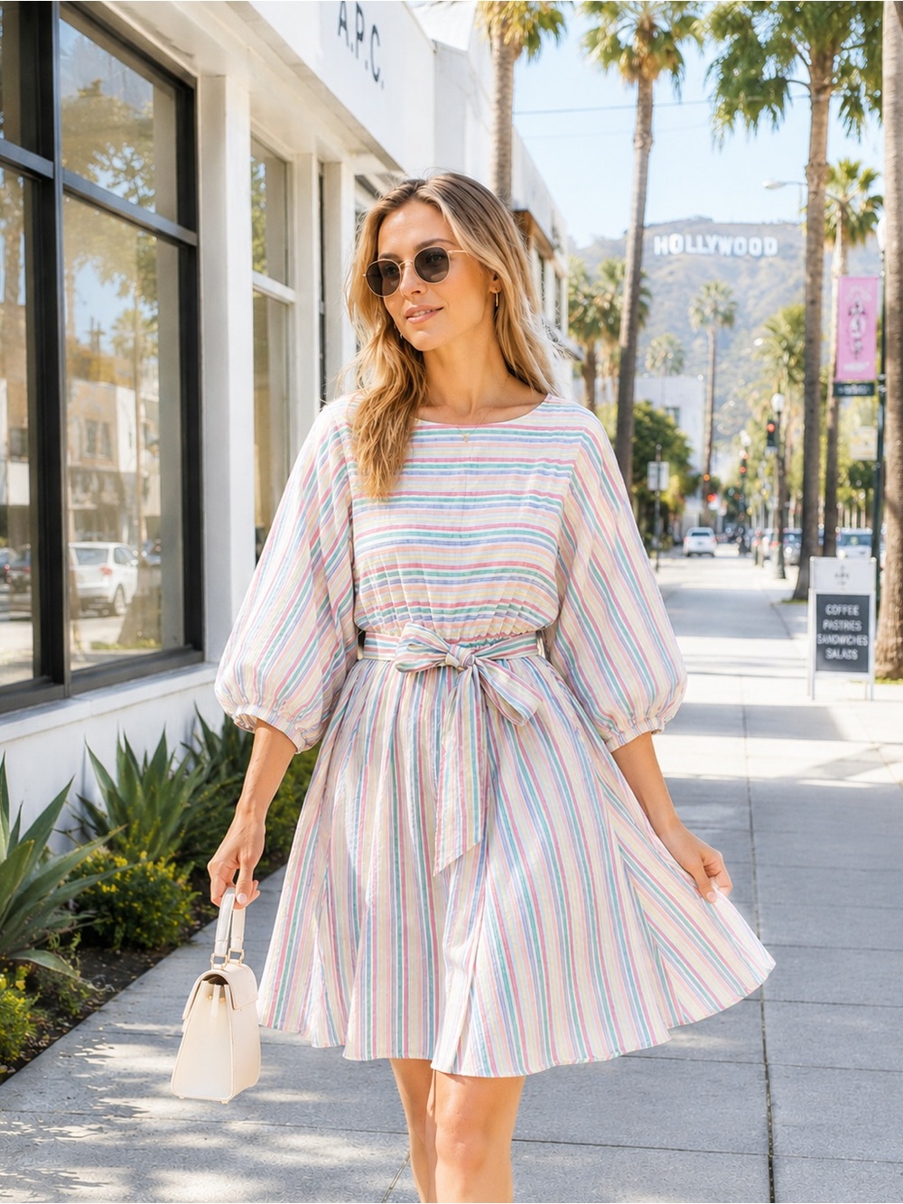 Summer Dress with Pockets & Belt